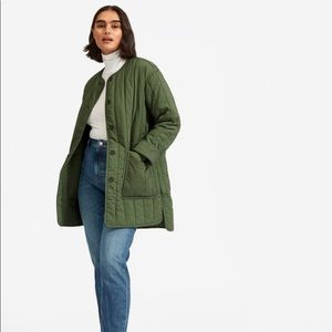 The Cotton Quilted Jacket (Everlane XS)